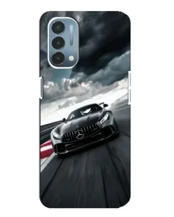Чехол для OnePlus Nord N200 5G (DE211) с картинкой «Гоночный Mercedes AMG»