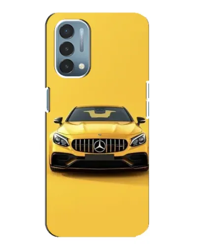 Чехол для OnePlus Nord N200 5G (DE211) с картинкой «Желтый Mercedes GT»