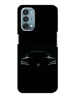 Чехол для OnePlus Nord N200 5G (DE211) с картинкой «Mercedes — силуэт авто»
