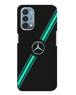 Чехол для OnePlus Nord N200 5G (DE211) с картинкой «Спортивные линии Mercedes»