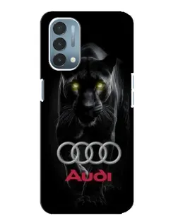 Чехол для OnePlus Nord N200 5G (DE211) с картинкой «Пантера и Audi»