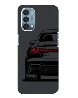 Чехол для OnePlus Nord N200 5G (DE211) с картинкой «Задняя часть Audi — арт»