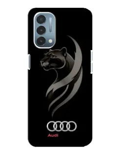Чехол для OnePlus Nord N200 5G (DE211) с картинкой «Графика — пантера и Audi»