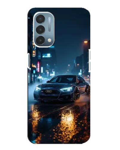 Чехол для OnePlus Nord N200 5G (DE211) с картинкой «Ночной город и Audi» Чехол для OnePlus Nord N200 5G (DE211) с картинкой «Ночной город и Audi»
