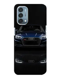 Чехол для OnePlus Nord N200 5G (DE211) с картинкой «Audi — ночное отражение»