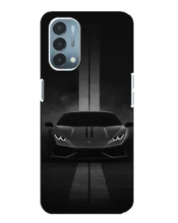 Чехол для OnePlus Nord N200 5G (DE211) с картинкой «Lamborghini симметрия дорог»