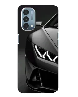 Чехол для OnePlus Nord N200 5G (DE211) с картинкой «Lamborghini фары детализация»