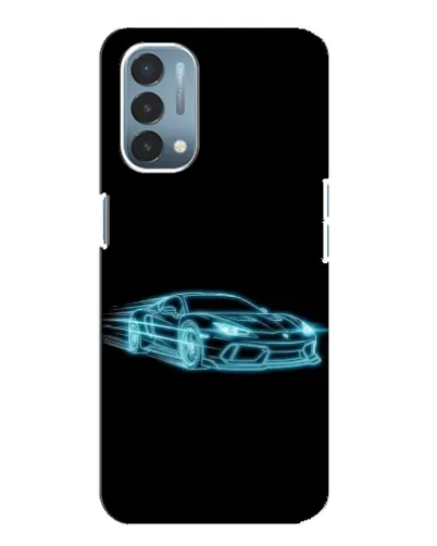 Чехол для OnePlus Nord N200 5G (DE211) с картинкой «Неоновый контур Lamborghini» Чехол для OnePlus Nord N200 5G (DE211) с картинкой «Неоновый контур Lamborghini»