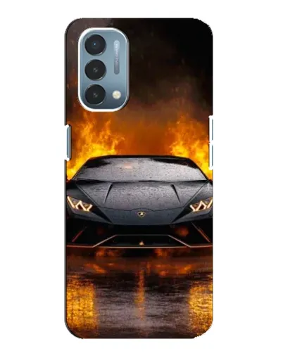 Чехол для OnePlus Nord N200 5G (DE211) с картинкой «Lamborghini в огне» Чехол для OnePlus Nord N200 5G (DE211) с картинкой «Lamborghini в огне»