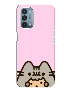 Чехол для OnePlus Nord N200 5G (DE211) с картинкой «Pusheen и печенье» Чехол для OnePlus Nord N200 5G (DE211) с картинкой «Pusheen и печенье»