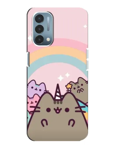 Чехол для OnePlus Nord N200 5G (DE211) с картинкой «Единорог Pusheen»