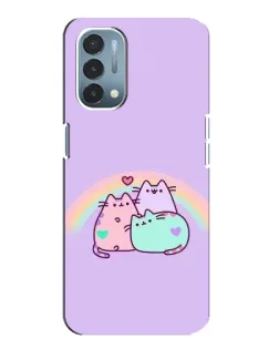 Чохол для OnePlus Nord N200 5G (DE211) з картинкою «Веселкові Пушини» Чохол для OnePlus Nord N200 5G (DE211) з картинкою «Веселкові Пушини»