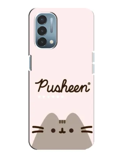 Чехол для OnePlus Nord N200 5G (DE211) с картинкой «Pusheen логотип»