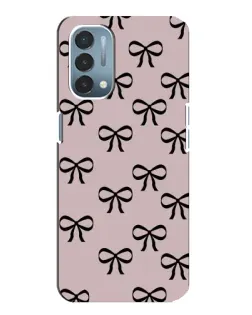 Чехол для OnePlus Nord N200 5G (DE211) с картинкой «Черные бантики»