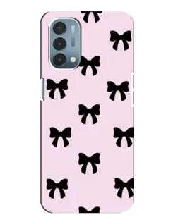 Чехол для OnePlus Nord N200 5G (DE211) с картинкой «Черные банты Coquette»