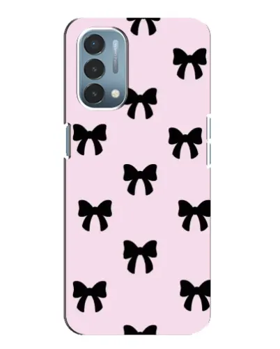 Чехол для OnePlus Nord N200 5G (DE211) с картинкой «Черные банты Coquette» Чехол для OnePlus Nord N200 5G (DE211) с картинкой «Черные банты Coquette»