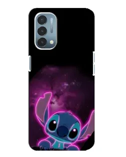 Чехол для OnePlus Nord N200 5G (DE211) с картинкой «Неоновый Stitch» Чехол для OnePlus Nord N200 5G (DE211) с картинкой «Неоновый Stitch»
