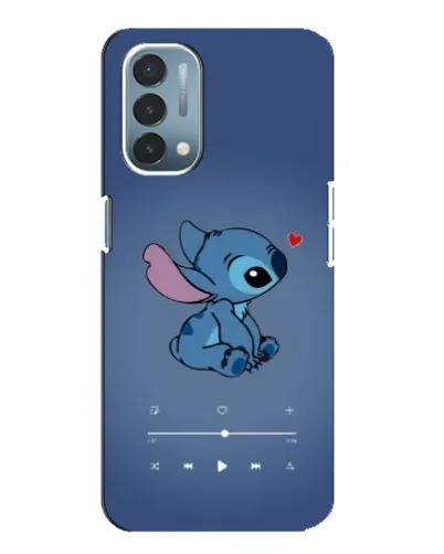Чехол для OnePlus Nord N200 5G (DE211) с картинкой «Музыкальный Stitch» Чехол для OnePlus Nord N200 5G (DE211) с картинкой «Музыкальный Stitch»