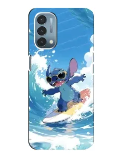 Чехол для OnePlus Nord N200 5G (DE211) с картинкой «Стич на волне» Чехол для OnePlus Nord N200 5G (DE211) с картинкой «Стич на волне»