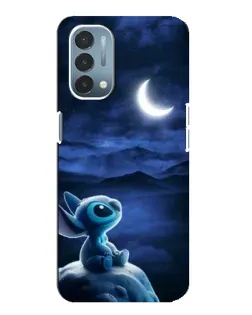 Чехол для OnePlus Nord N200 5G (DE211) с картинкой «Лунная ночь Стича» Чехол для OnePlus Nord N200 5G (DE211) с картинкой «Лунная ночь Стича»