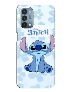 Чехол для OnePlus Nord N200 5G (DE211) с картинкой «Stitch среди цветов» Чехол для OnePlus Nord N200 5G (DE211) с картинкой «Stitch среди цветов»