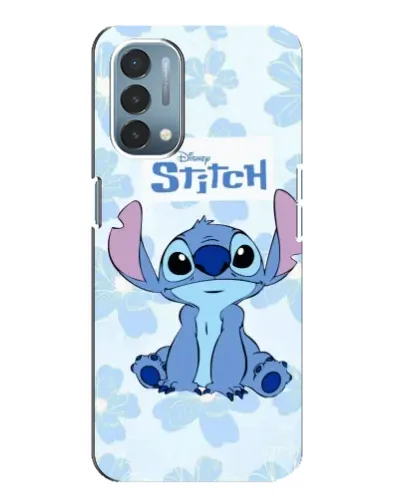 Чехол для OnePlus Nord N200 5G (DE211) с картинкой «Stitch среди цветов» Чехол для OnePlus Nord N200 5G (DE211) с картинкой «Stitch среди цветов»