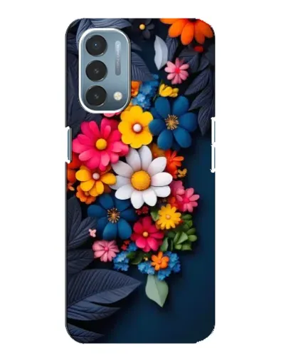 Чехол для OnePlus Nord N200 5G (DE211) с картинкой «Цветочная феерия»