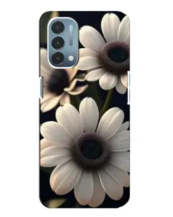 Чехол для OnePlus Nord N200 5G (DE211) с картинкой «Белые маргаритки макро»
