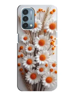 Чехол для OnePlus Nord N200 5G (DE211) с картинкой «Белые сухоцветы»