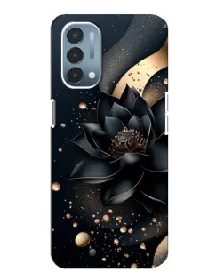Чехол для OnePlus Nord N200 5G (DE211) с картинкой «Черный лотос»