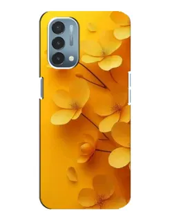 Чехол для OnePlus Nord N200 5G (DE211) с картинкой «Золотые лепестки»