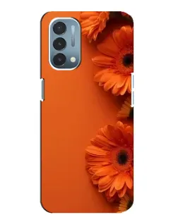 Чехол для OnePlus Nord N200 5G (DE211) с картинкой «Оранжевые герберы»