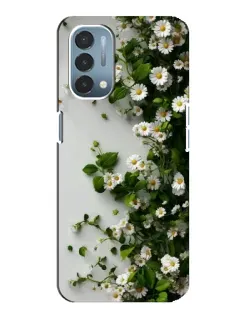 Чехол для OnePlus Nord N200 5G (DE211) с картинкой «Ветка мелких белых цветов»