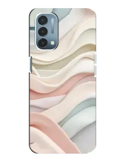 Чехол для OnePlus Nord N200 5G (DE211) с картинкой «Пастельные нежные волны»