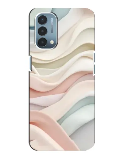 Чехол для OnePlus Nord N200 5G (DE211) с картинкой «Пастельные нежные волны»