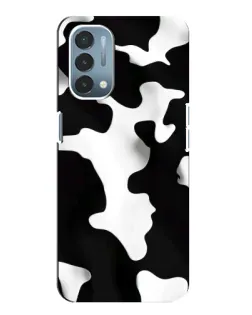 Чехол для OnePlus Nord N200 5G (DE211) с картинкой «Черно-белое пятно»