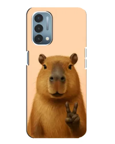 Чехол для OnePlus Nord N200 5G (DE211) с картинкой «Капибара виктория»
