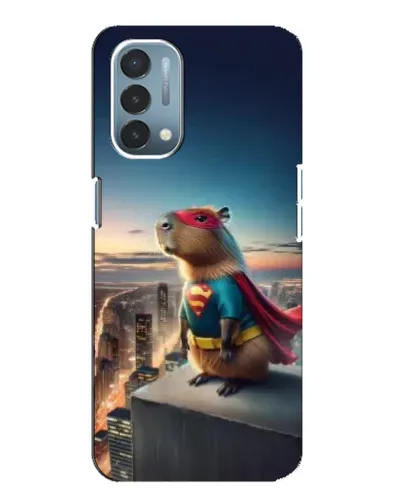 Чехол для OnePlus Nord N200 5G (DE211) с картинкой «Капи-мен супергерой»
