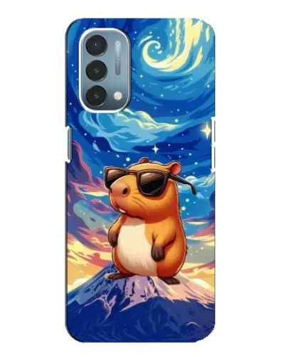 Чехол для OnePlus Nord N200 5G (DE211) с картинкой «Капибара Ван Гога»