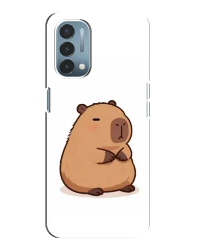 Чехол для OnePlus Nord N200 5G (DE211) с картинкой «Толстенькая капибара»