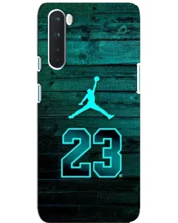 Чохол для OnePlus Nord з картинкою «Jordan Cyan 23»