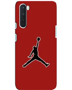 Чохол для OnePlus Nord з картинкою «Jordan Red Back»