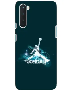 Чохол для OnePlus Nord з картинкою «Jordan Blue Fire»