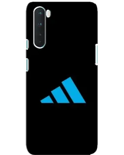 Чохол для OnePlus Nord з картинкою «Adidas Cyan Logo»