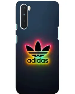 Чохол для OnePlus Nord з картинкою «Неоновий Adidas»