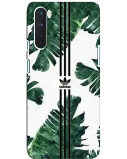 Чохол для OnePlus Nord з картинкою «Пальмове листя адідас»