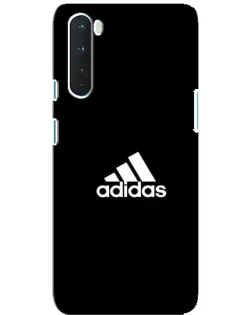 Чохол для OnePlus Nord з картинкою «Чорна класика Adidas»