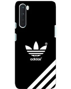 Чохол для OnePlus Nord з картинкою «Adidas з діагональними смугами»