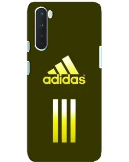 Чохол для OnePlus Nord з картинкою «Оливковий градієнт Adidas»