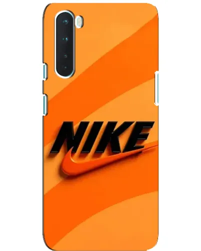 Чехол для OnePlus Nord с картинкой «Оранжевый драйв Nike»
